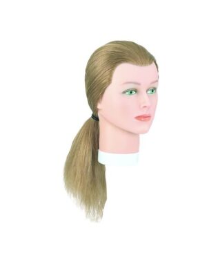 Manechin professional cu par 100 % natural Bergmann Junior Blond pentru tuns, vopsit Cod 091036