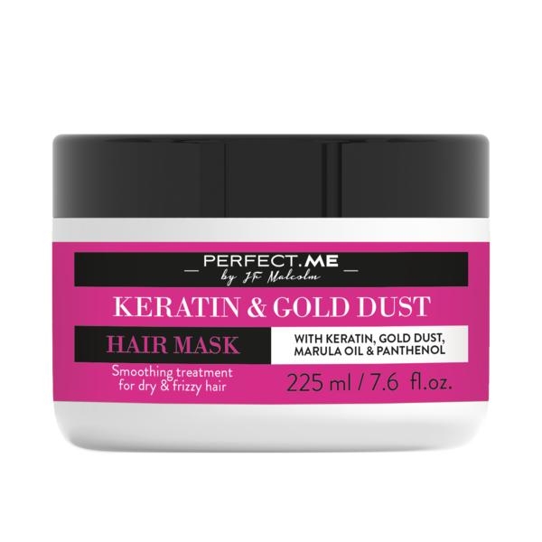Masca reparatoare pentru netezirea parului cret, degradat si decolorat excesiv, Perfect Me Frizz Stop & Keratin Repair 225 ml /2069