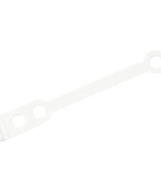 Set elastice profesionale culoare Maro pentru bigudiuri lungime 7,5 cm Late - 50 buc