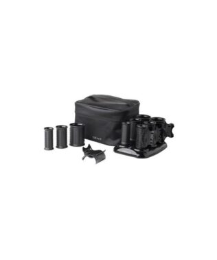 Aparat profesional cu 9 buc.bigudiuri electrice calde 3 dimensiuni si 9 clipsuri fixare.