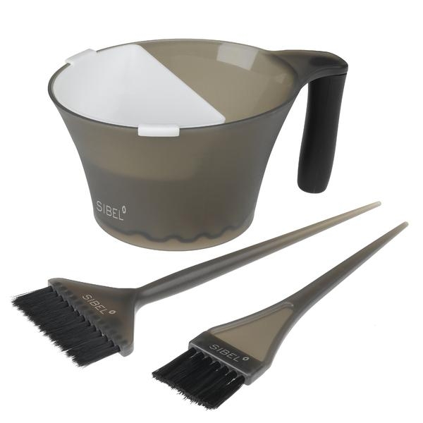 Set profesional pentru vopsit cu 2 pensule + bol Globe cod.0089548