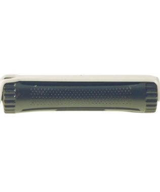 Set 12 bucati bigudiuri din plastic cu elastic pentru permanent NEGRE 60 mm x grosime 19 mm