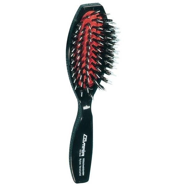 Perie profesionala pneumatica barber /frizerie /extensii din par natural - Comair Professional