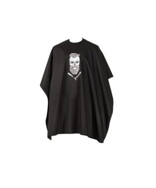 Pelerina profesionala Barber Skull rock&roll 127 x 147 cm