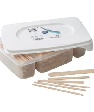 Spatule ceara din lemn pentru cosmetica Sinelco 400buc cod.7410514